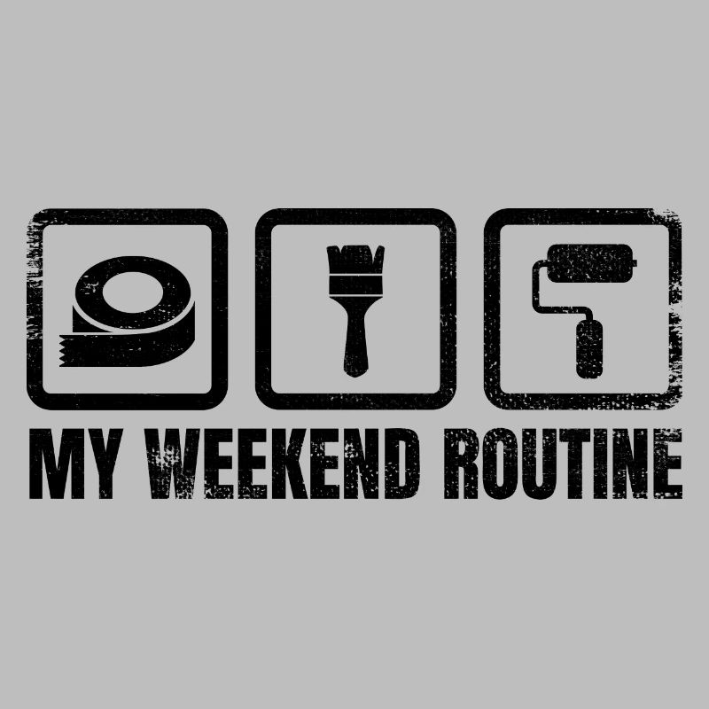 Maler Wochenendroutine