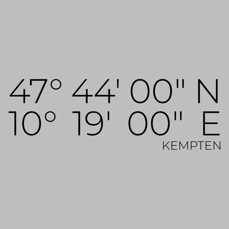 Coordinates Kempten
