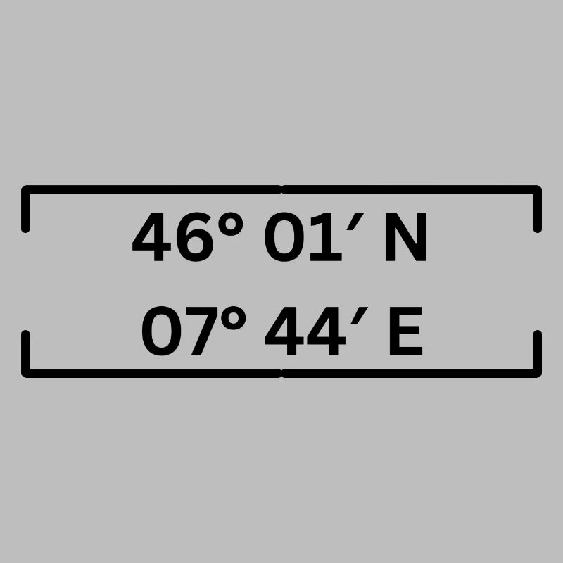 Coordinates Zermatt Minimalist