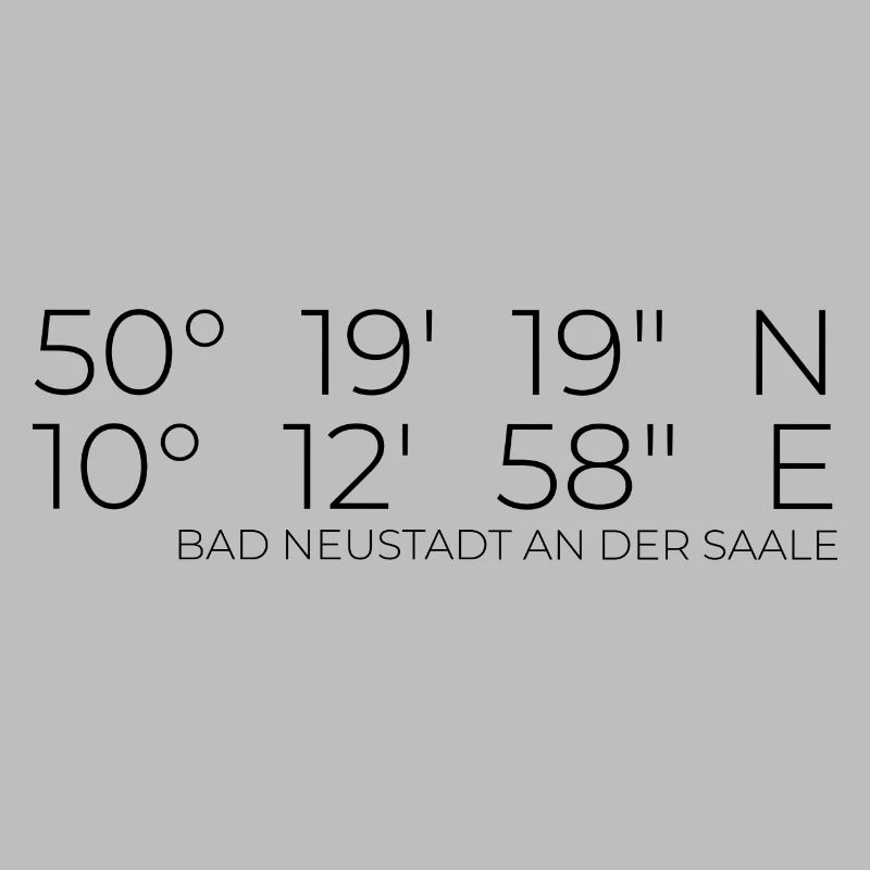 Coordinates Bad Neustadt an der Saale