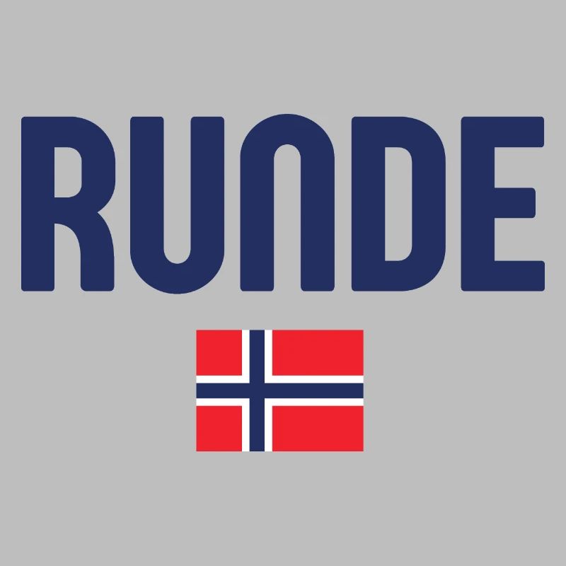 Drapeau de la Norvège de Runde