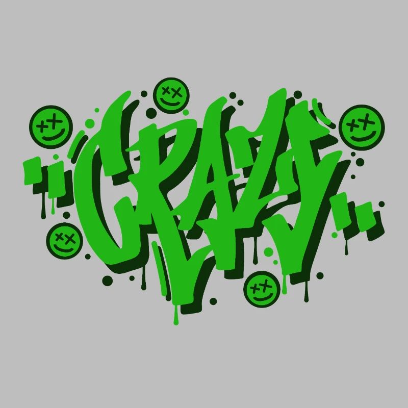 Crazy Graffiti Letters Design