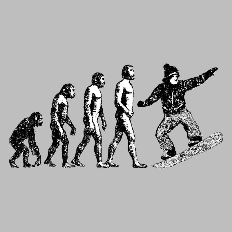 Évolution vers le design grunge du snowboarder
