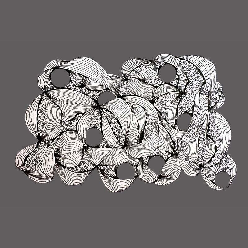Lined Leaf Weave Pattern