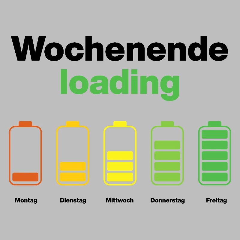 Weekend loading – battery full on Friday, work