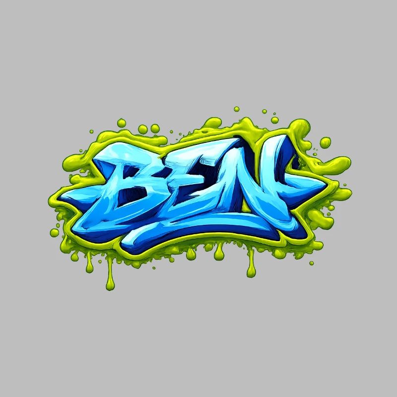 Graffiti BEN Name Gift Ideal Printable on t-