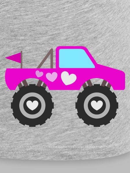 Pinker Monstertruck