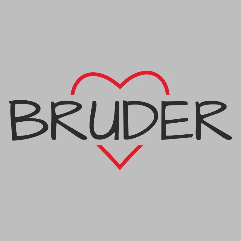 Bruder Herz Geschenk Geburtstag 