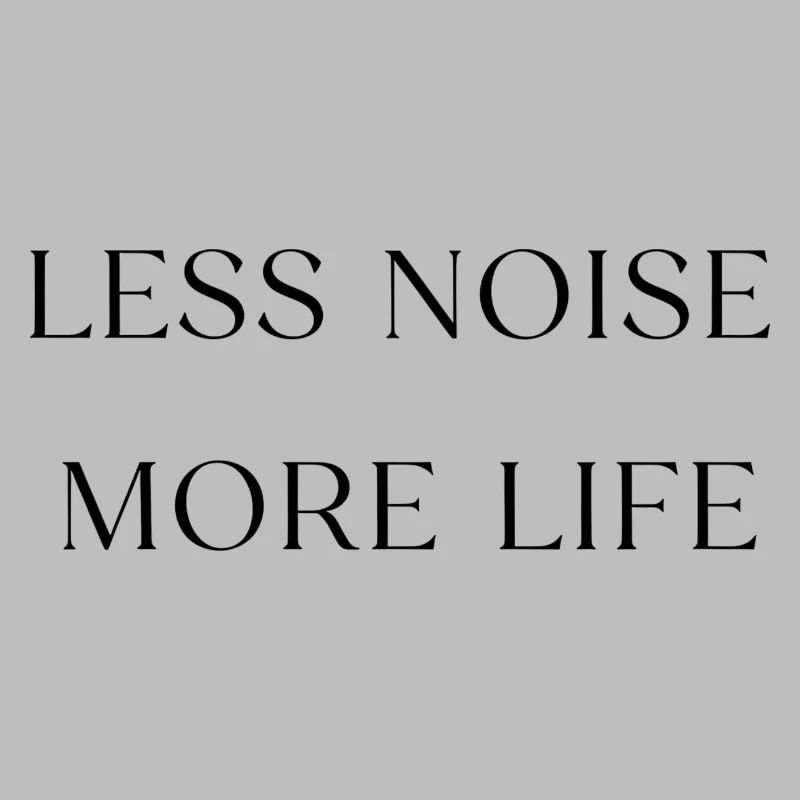 Moins de bruit, plus de vie, conception minimale de devis