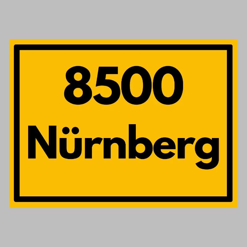 OLD POSTCODE POSTCODE RETRO 8500 NÜRNBERG FRANKEN