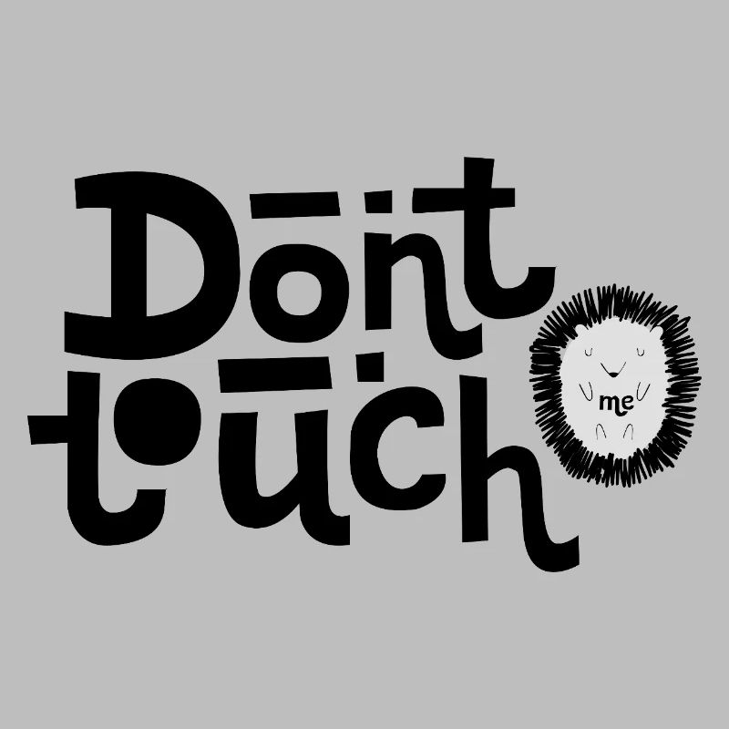 Don't touch a cute hedgehog