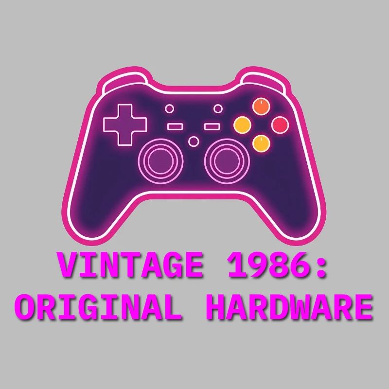 Neon Controller 1986 Retro – 40. Geburtstag