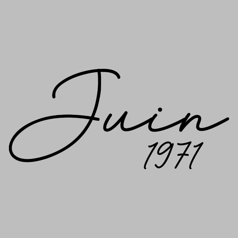 Geburtstag 1971 Juni 1971 Geschenk Juni 1971
