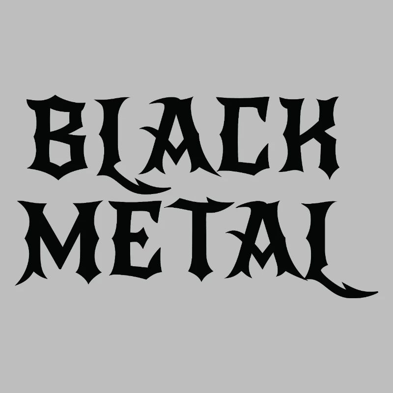 Conception du logo Black Metal