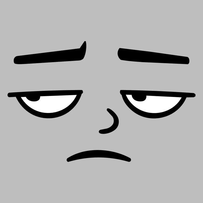 Grumpy sad disappointed face funny