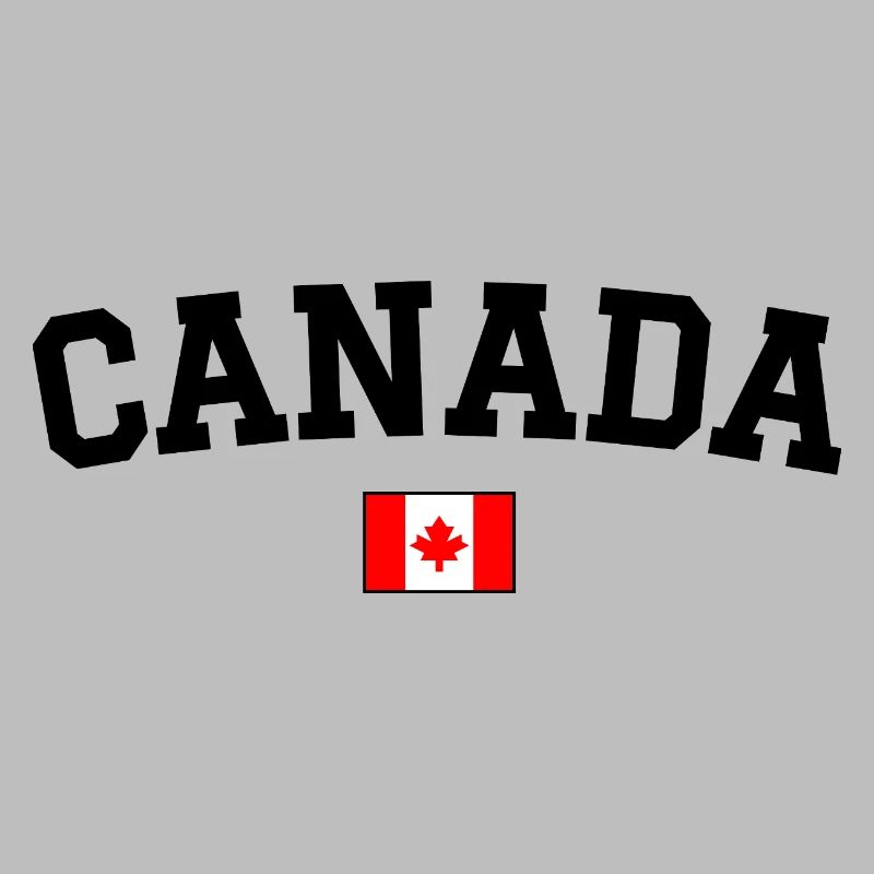 Drapeau du Canada Noir