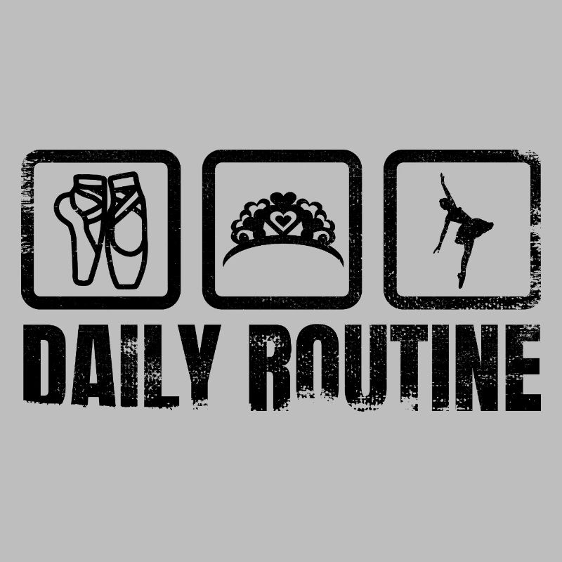 Routine quotidienne du danseur de ballet