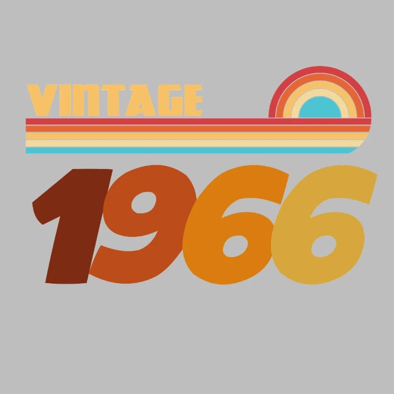 T-Shirt 60 Ans 1966 Rock Style