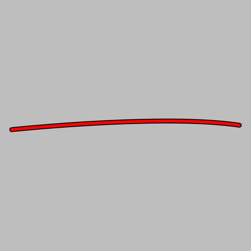 Minimalist Red Line – Modern Statement De
