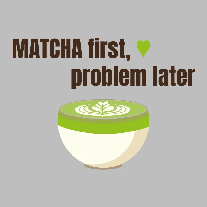Matcha first, problem later