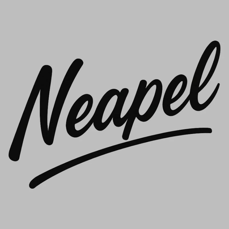 Neapel Script Schriftzug