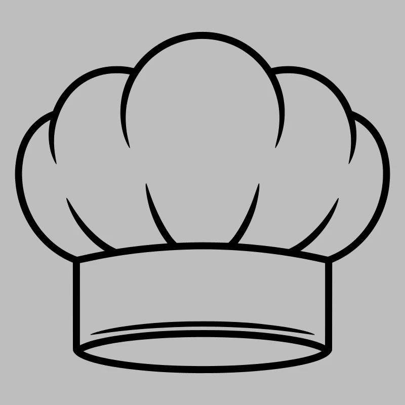 Chef Hat Vector Icon Design