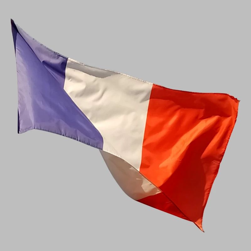 Bleu, blanc, drapeau rouge
