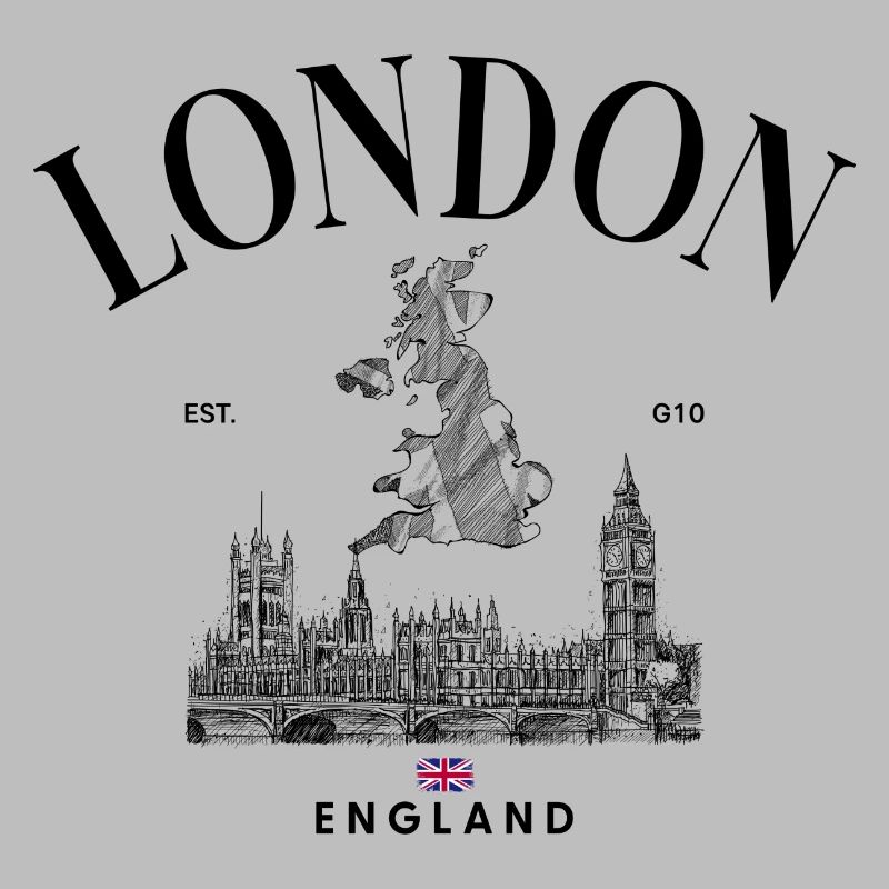 Tiny Union Jack on Black