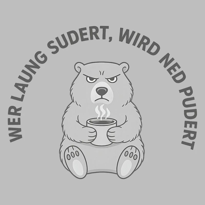 Wer laung sudert, wird ned pudert – Grumpy Coffee