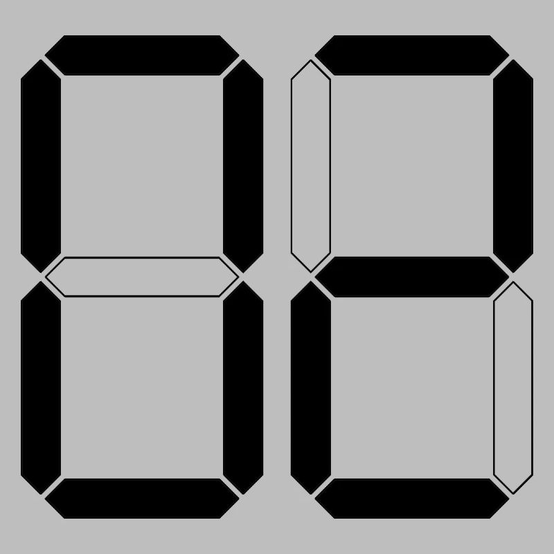 NUMMER 02 Null Zwei Geburtstag Geschenk Digital