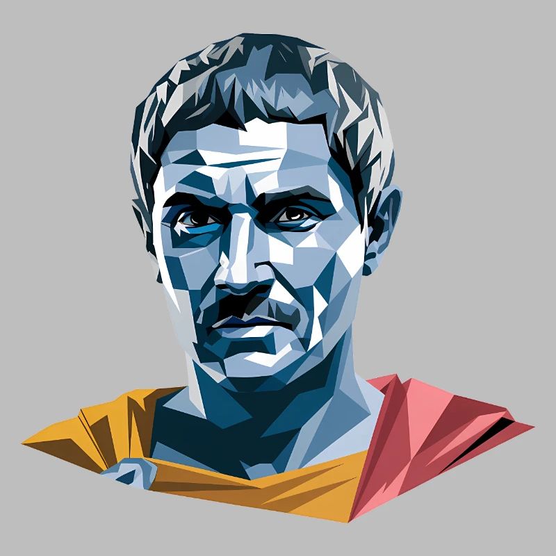Caesar - Logo de l’histoire cool