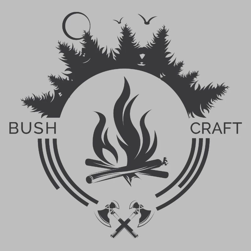 bushcraft survival fire campfire icon icon