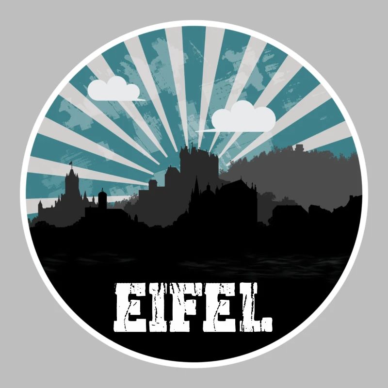 Eifel Skyline Blue Hour