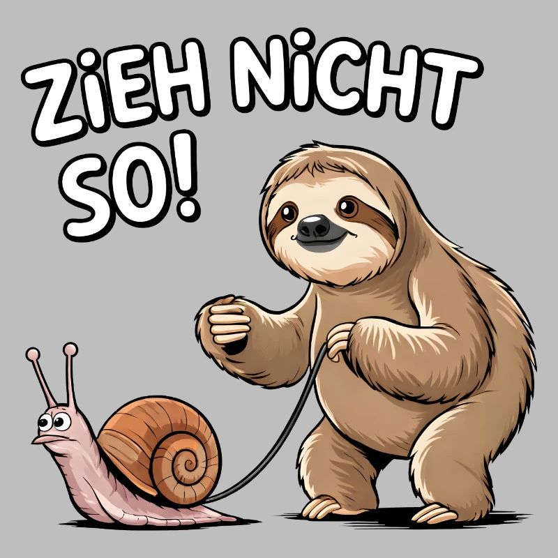 Don't pull so sloth snail