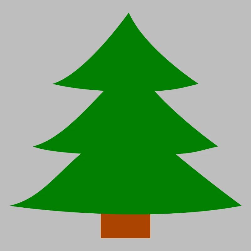 Weihnachtsbaum Silhouette