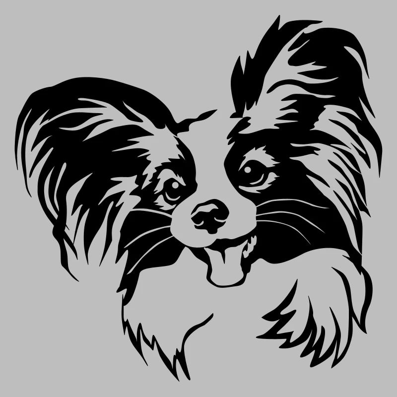 Papillon head