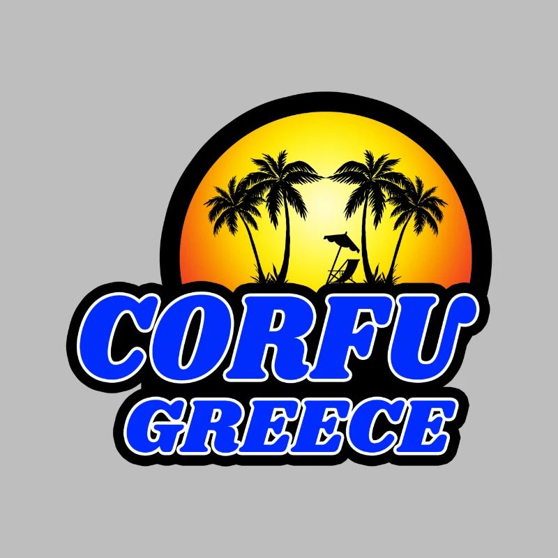 Corfou Grèce design / idée cadeau