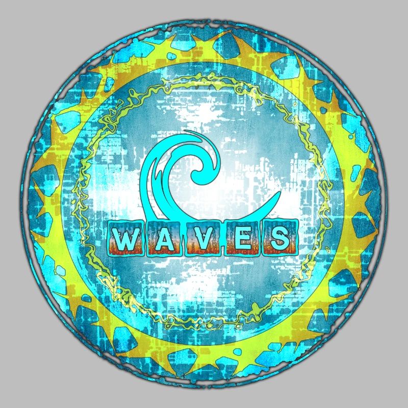 Abstract Waves Pattern