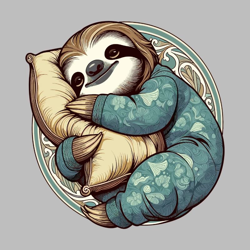 Sloth Sleeping Passion Gift