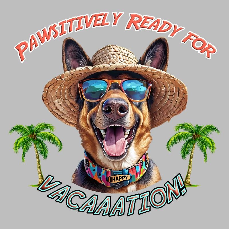 Schäferhund im Sommerlook: Pawsitively Ready