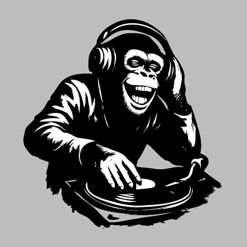 DJ The Monkey Danse à la Banksy