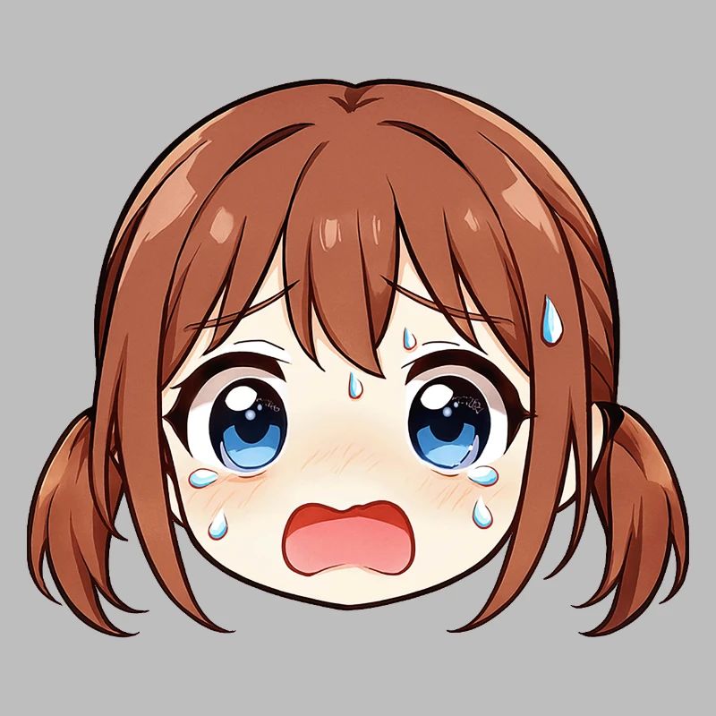 Weeping Manga Face