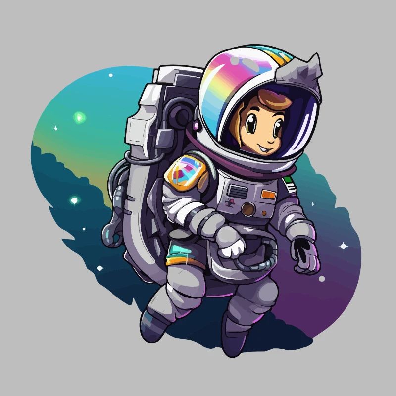Astronaute d’aventure spatiale
