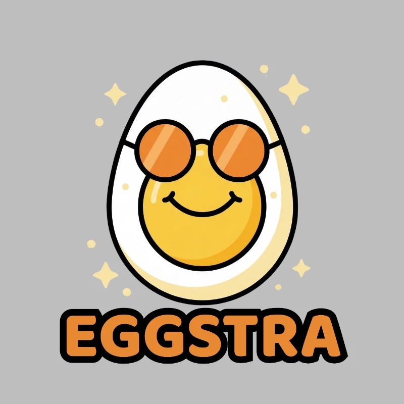 EGGSTRA Chill Mode Ei mit Sonnenbrille Ostern 