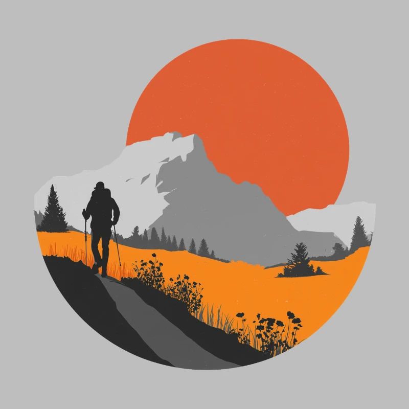 Mountain hike, hiker gift idea