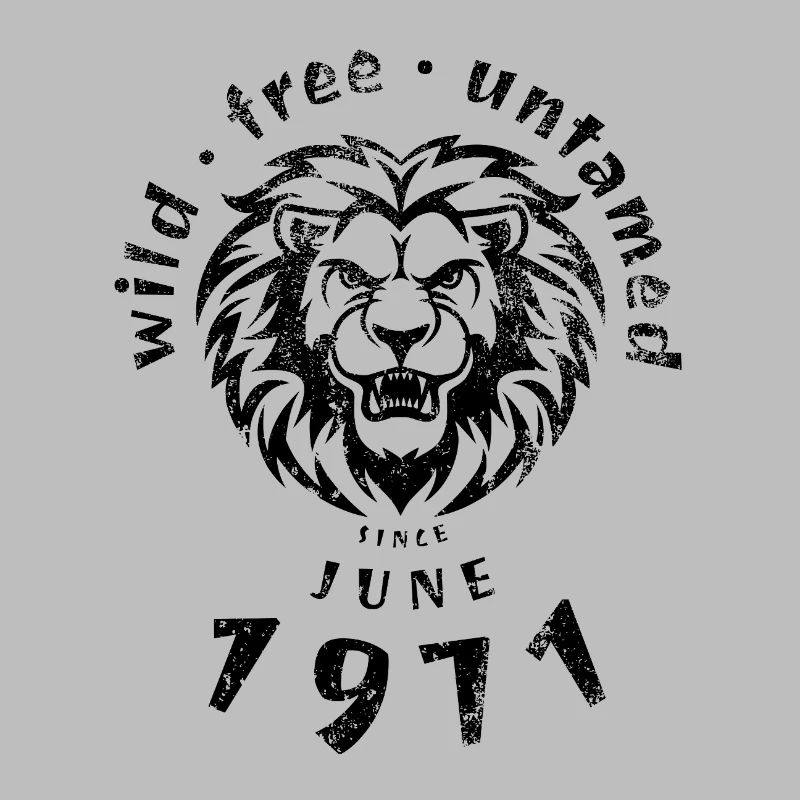 55. Geburtstag Wild, free & untamed since 06/1971
