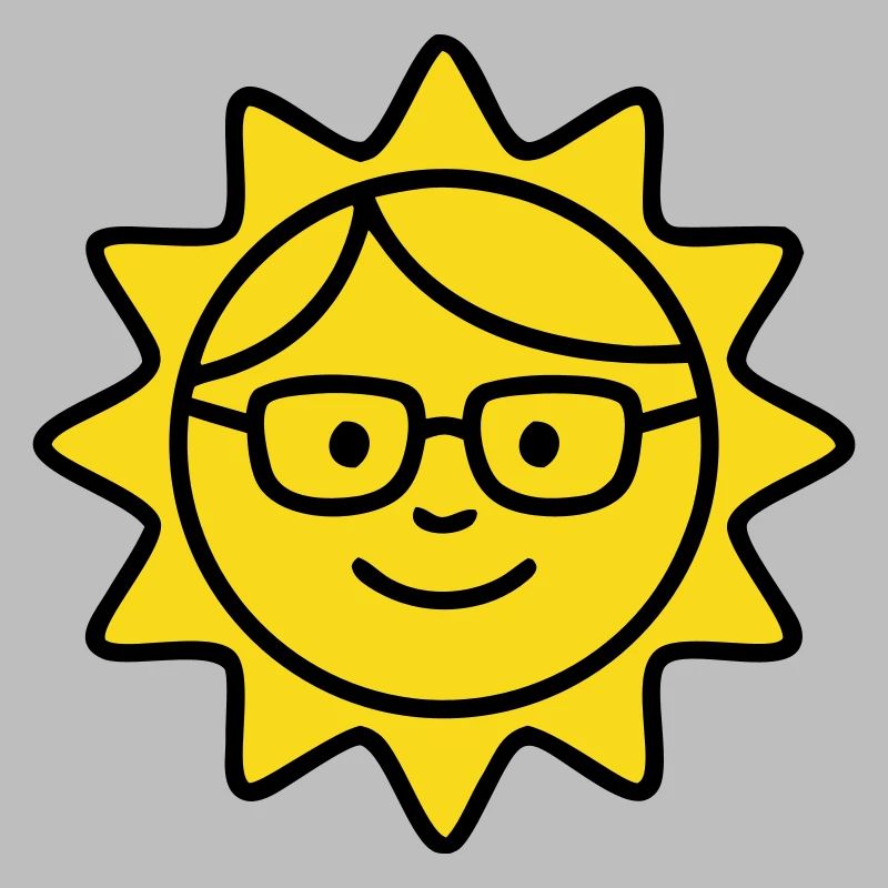 Laughing Sun Glasses Comic