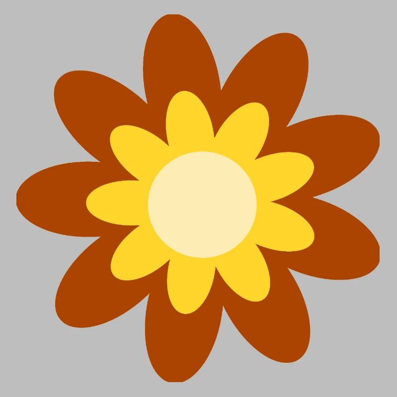 70s Flower Pattern Hippie Gift