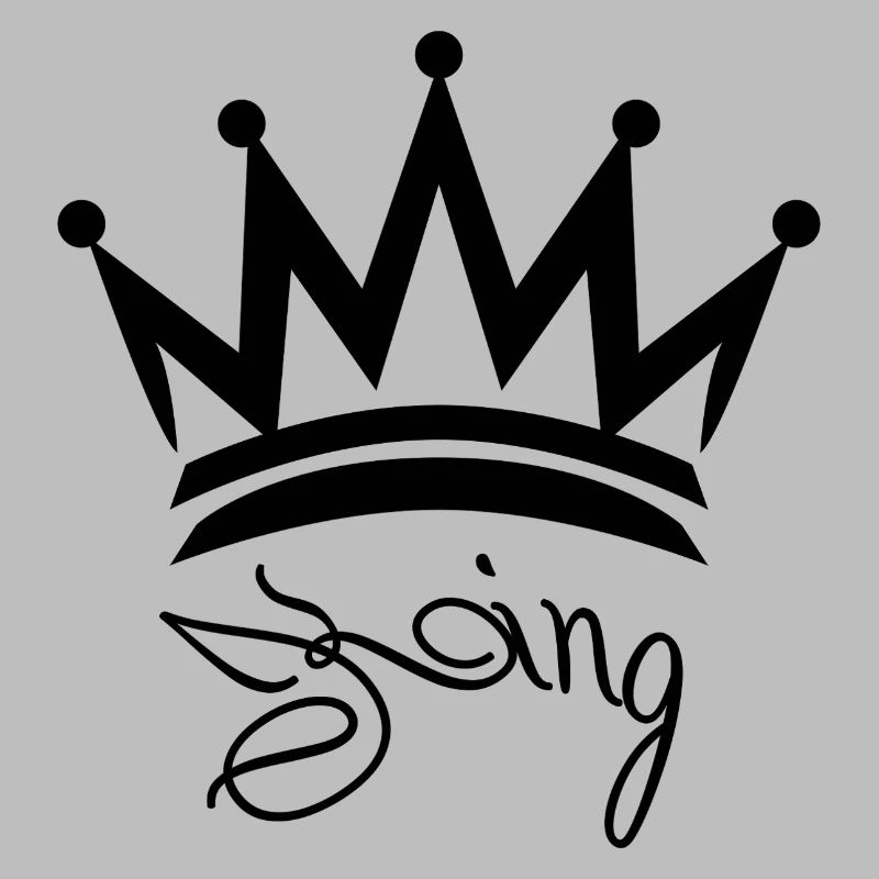 King Valentinstag, Hochzeitstag oder Paar Design