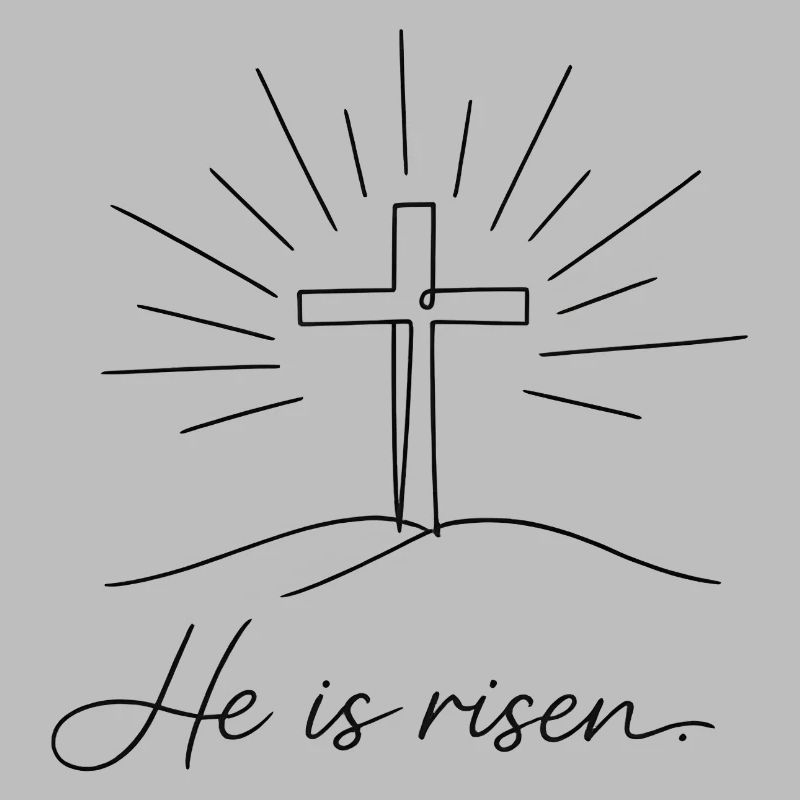 Crucifix He is Risen Easter Jesus